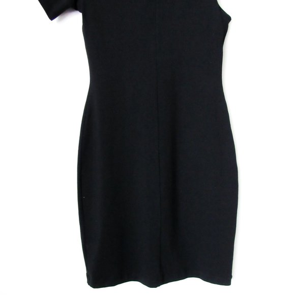 SUSANA MONACO Black Bodycon Asymmetrical Mini Dress Revolve Size-Small - Picture 6 of 10